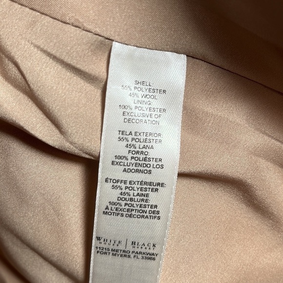WHITE House Black Market Tan Jacket - Picture 14 of 16